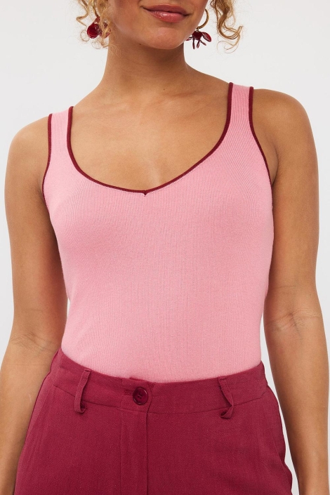 Ydence knitted top lenny